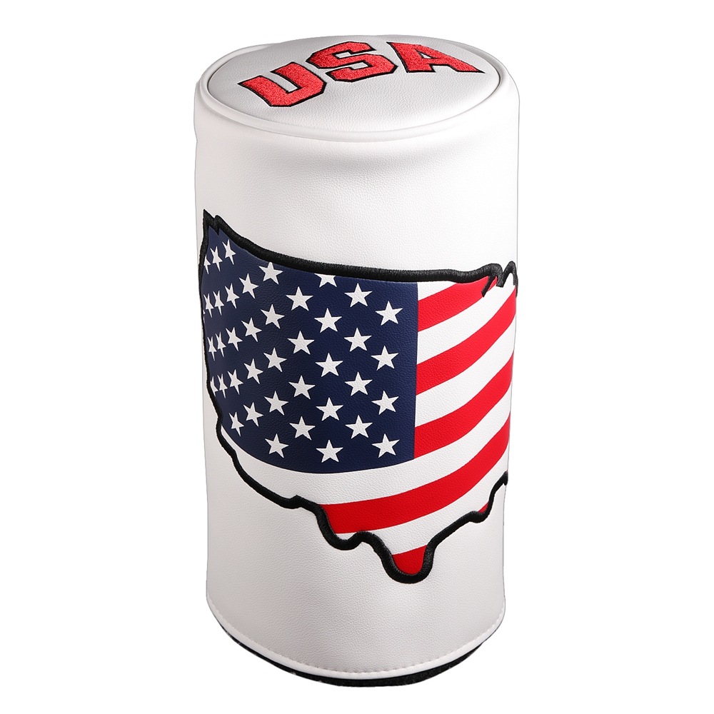 Golf Equipment Usa - Funda de cuero PU con bandera